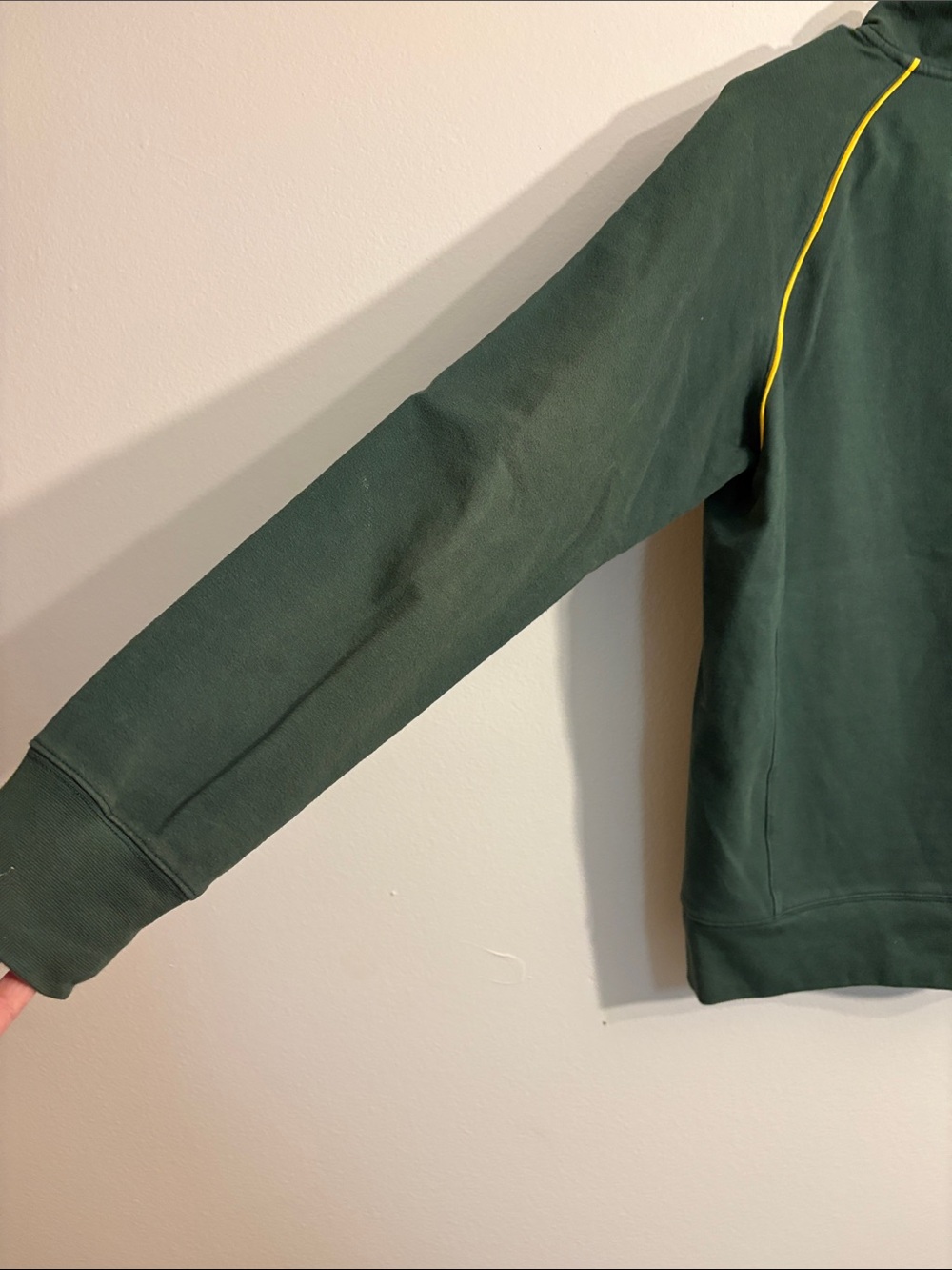 NFL packers Women's Team Apparel Jacket in Dark Green and Yellow - Picture 9 of 10